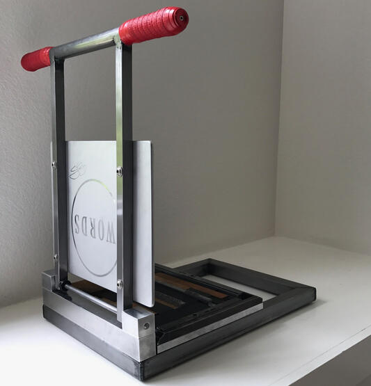 Letterpress Steel, Aluminum (2017)