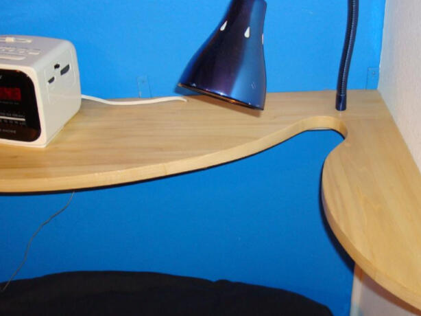 Maple Bedside Shelf (2003) with Architect Uncle guidance