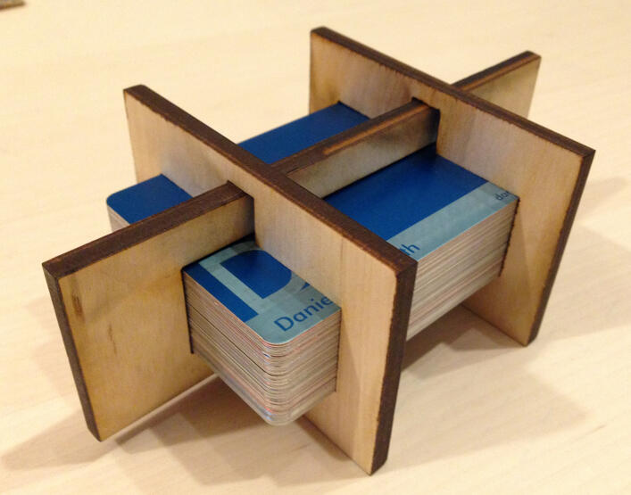Metal Business Cards &amp; Case (2013) with Mark Ellis II